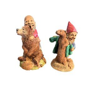 Vintage 2 Tom Clark Tim Wolfe Charmers Gnomes Bearback Mink Coat Estate 90s Mini